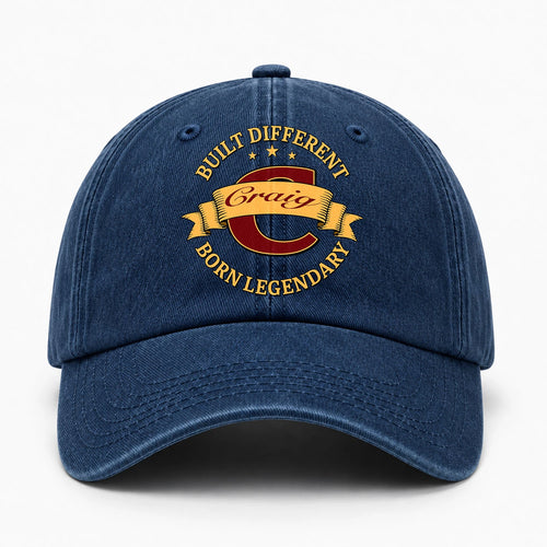 Built Different Born Legendary Royal Washed Cap CRAIG 13K1 C71PF