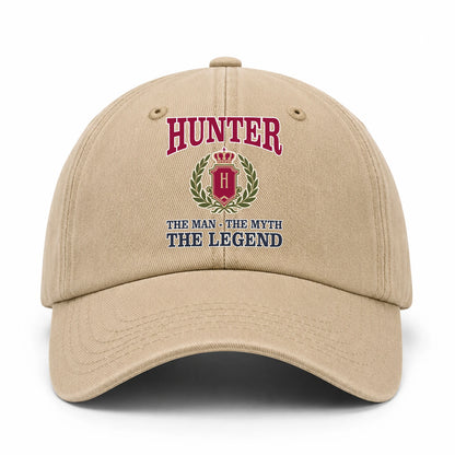 The Man The Myth The Legend Royal Khaki Cap HUNTER 13K1 C116PF