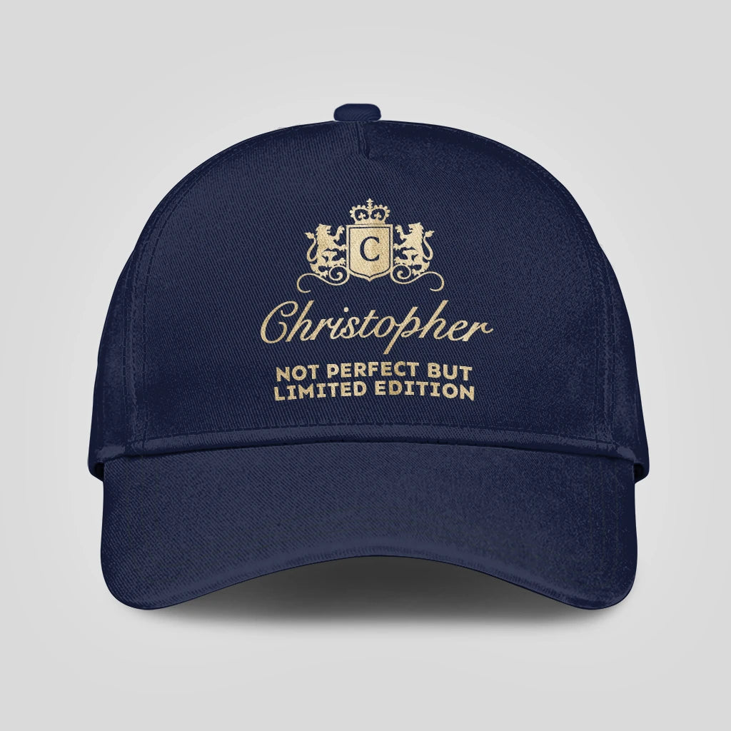 Not Perfect But Limited Edition Crest Logo Navy Cap CHRISTOPHER 13K1 C160PF