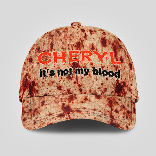 It's Not My Blood Halloween Cap CHERYL 13K1 C70PF