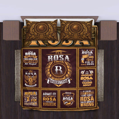 ROSA Limited Edition Personalized Bedding Set 13K1-BS3