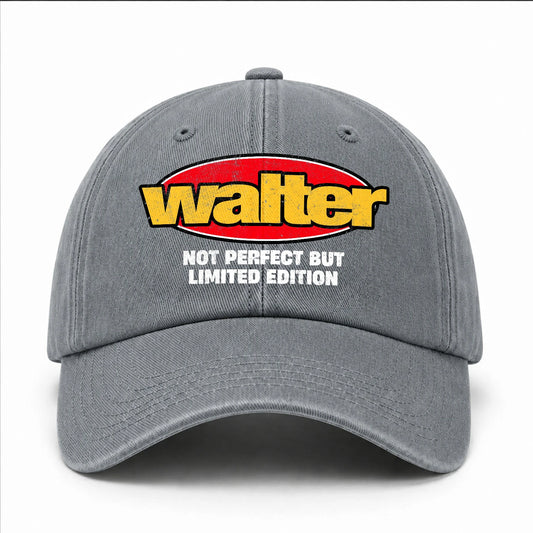 Your Name Not Perfect But Limited Edition Red Logo Washed Cap WALTER 13K1 C84PF