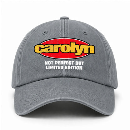 Your Name Not Perfect But Limited Edition Red Logo Washed Cap CAROLYN 13K1 C84PF