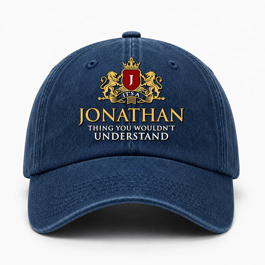 It's A Your Name Thing You Wouldn't Understand Royal Blue Washed Cap JONATHAN 13K1 C184PF