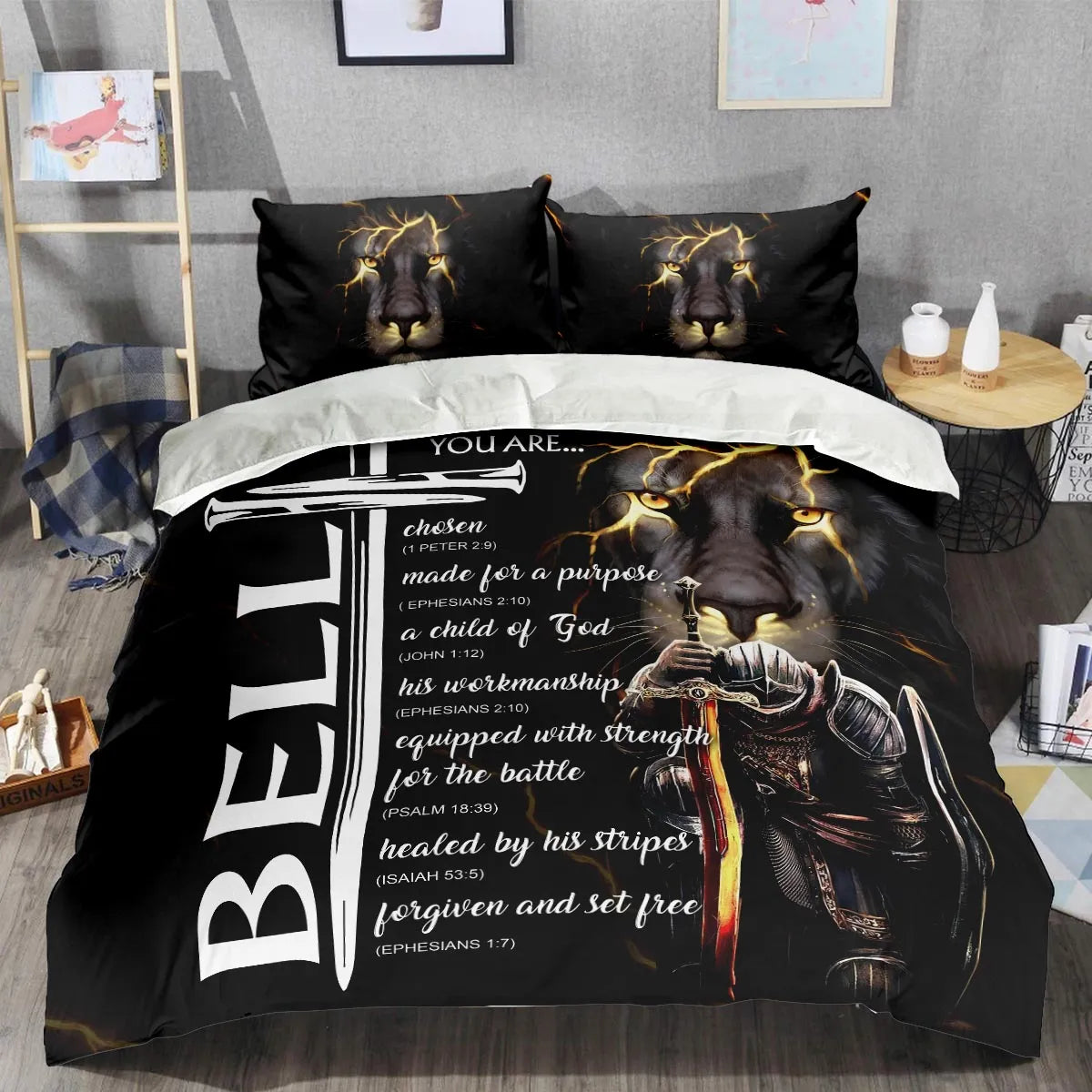 BELL Limited Edition Personalized Bedding Set 13K1-BS1
