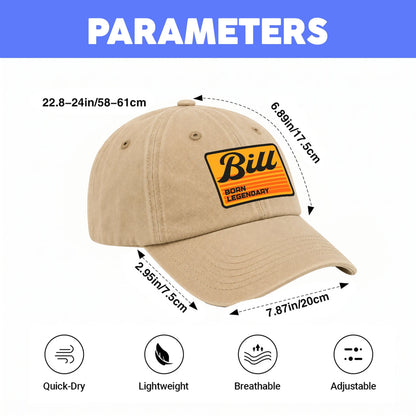 Born Legendary Vintage Washed Cap BILL 13K1 C64PF