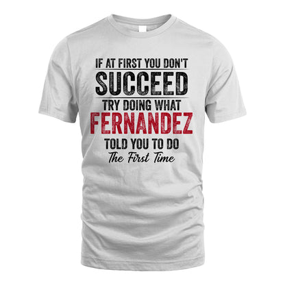 FERNANDEZ 13K1-357 If At First You Don't Succeed...