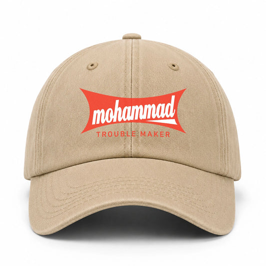 Trouble Maker Red Logo Washed Cap MOHAMMAD 13K1 C78PF