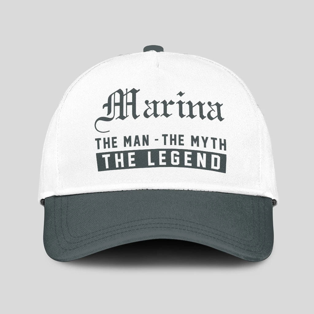 The Man The Myth The Legend Luxury Cap MARINA 13K1 C39PF