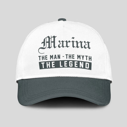 The Man The Myth The Legend Luxury Cap MARINA 13K1 C39PF