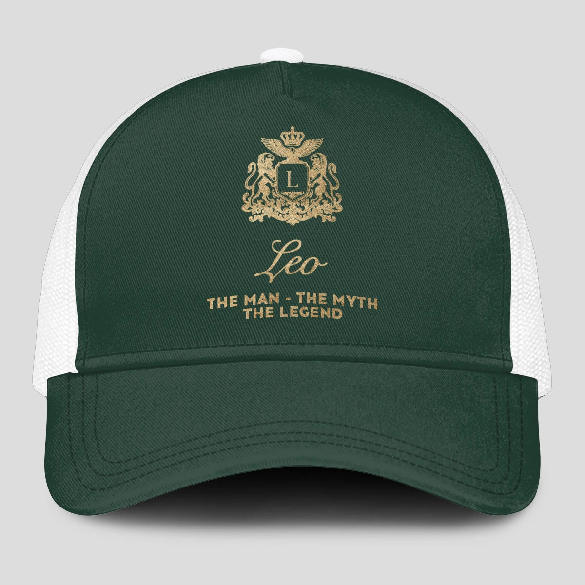 The Man The Myth The Legend Sage Green Mesh Cap LEO 13K1 C192PF