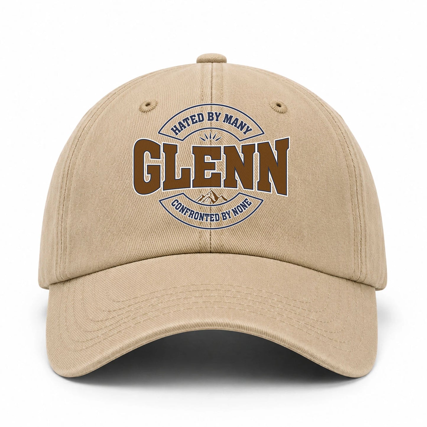 Hated By Many Confronted By None Washed Cap GLENN 13K1 C36PF