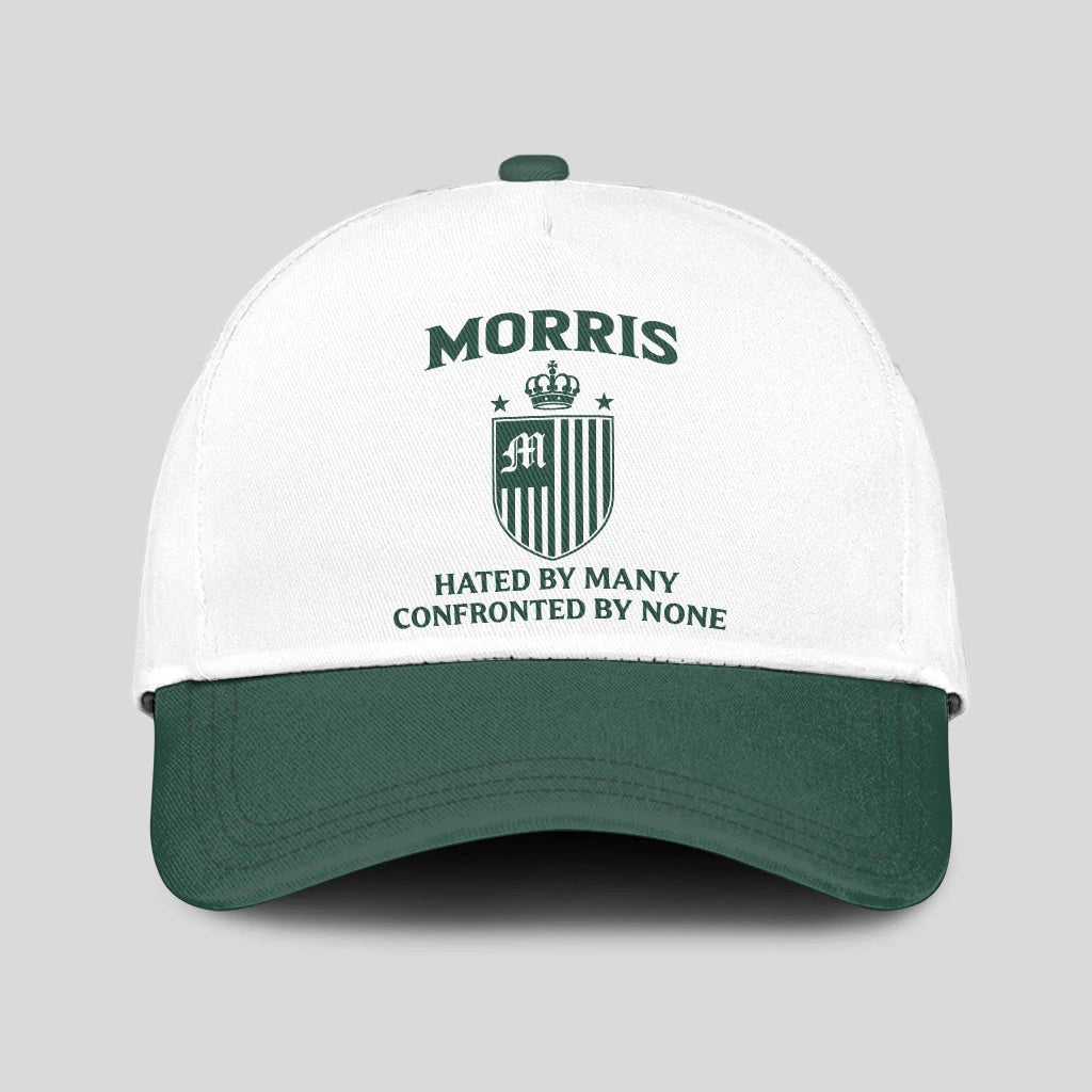 Hated By Many Confronted By None Luxury Logo Cap MORRIS 13K1 C41PF