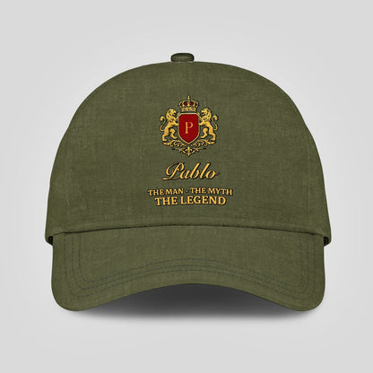 The Man The Myth The Legend Royal Olive Cap PABLO 13K1 C92PF