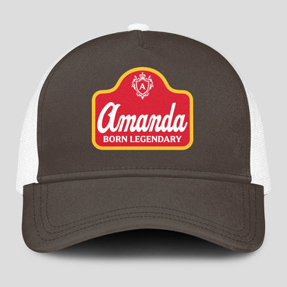 Born Legendary Charcoal Mesh Cap AMANDA 13K1 C196PF