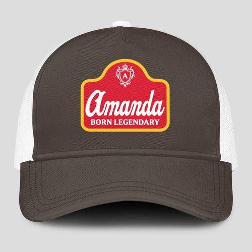 Born Legendary Charcoal Mesh Cap AMANDA 13K1 C196PF