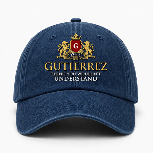 It's A Your Name Thing You Wouldn't Understand Royal Blue Washed Cap GUTIERREZ 13K1 C184PF