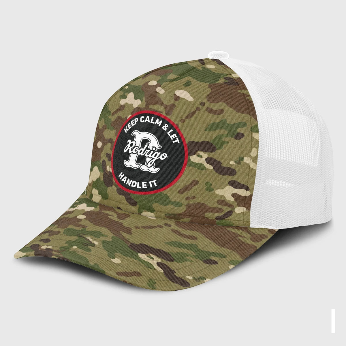 Keep Calm & Let Your Name Handle It Camo Mesh Cap RODRIGO 13K1 C209PF