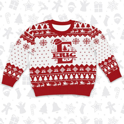 ERIC Personalized Christmas Pajama Set - Holiday Gift Outfit 13K1-CR2