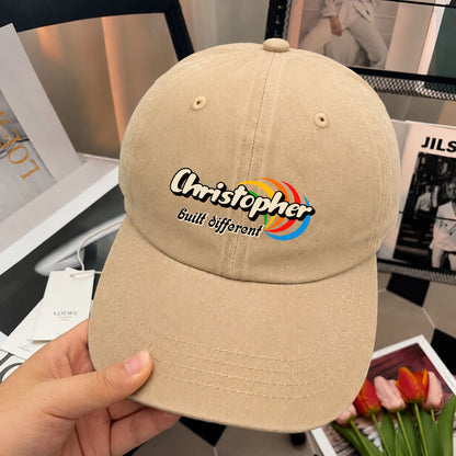 Your Name Built Different Retro Washed Cap CHRISTOPHER 13K1 C55PF