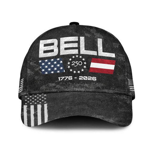 BELL 13K1-C13PF 250th Anniversary Patriotic Baseball Cap 1776–2026