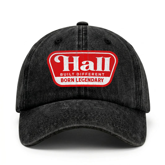 Built Different Born Legendary Red Logo Washed Cap HALL 13K1 C63PF