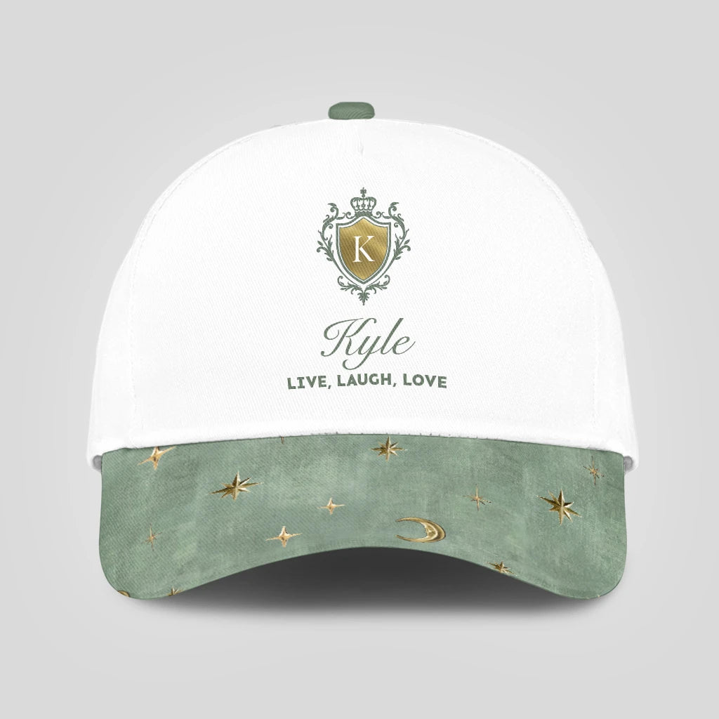 Live Laugh Love Stars And Moon Green Cap KYLE 13K1 C124PF