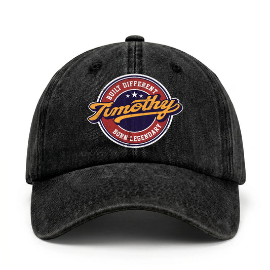 Built Different Born Legendary Logo Washed Cap TIMOTHY 13K1 C65PF