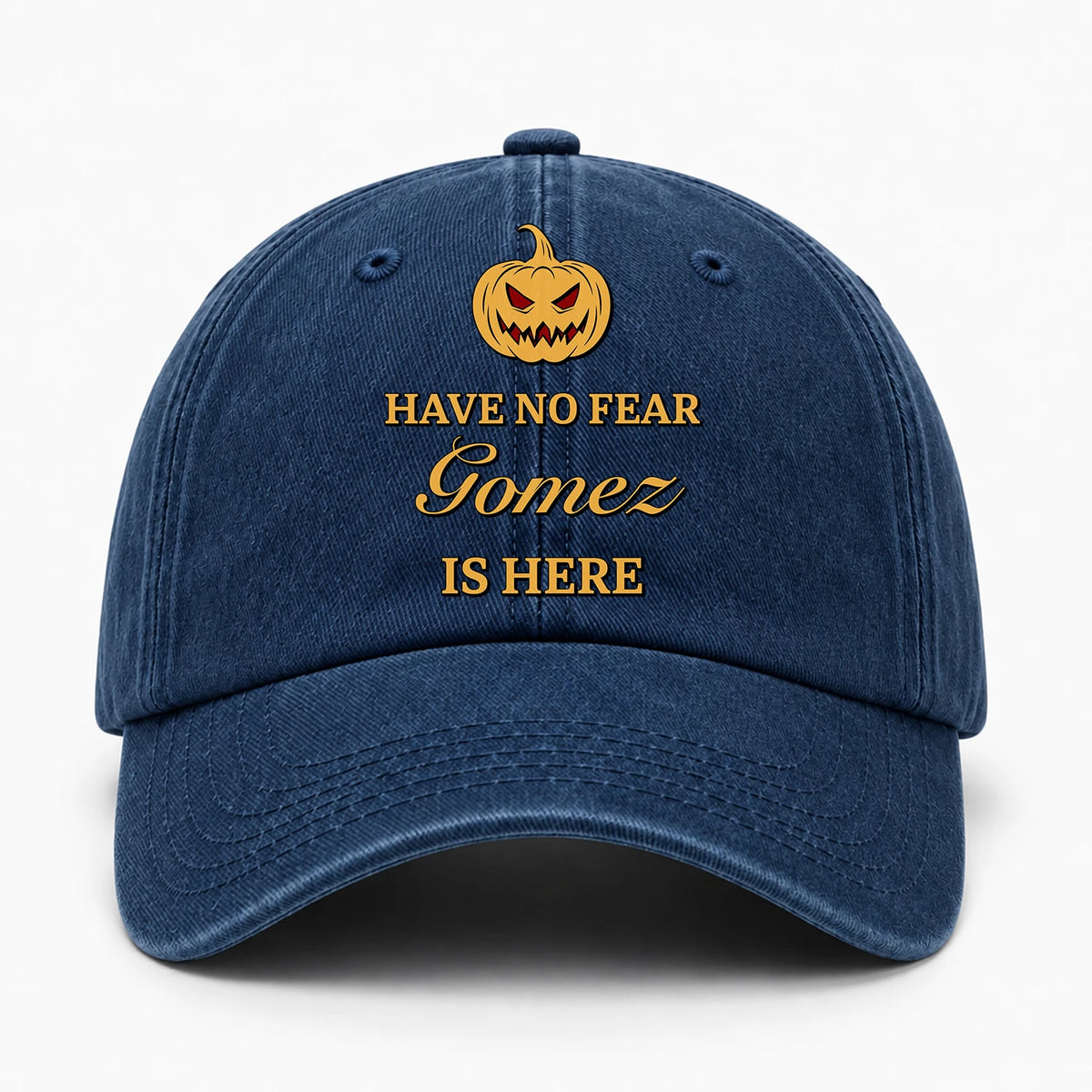 Have No Fear Your Name Is Here Jack O' Lantern Washed Cap GOMEZ 13K1 C165PF