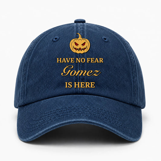 Have No Fear Your Name Is Here Jack O' Lantern Washed Cap GOMEZ 13K1 C165PF