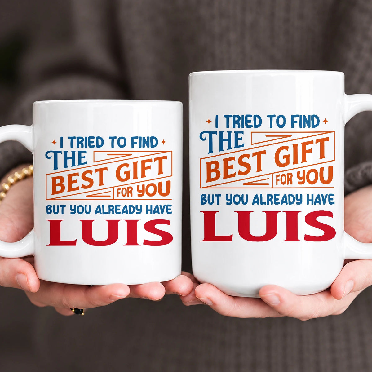 You Already Have Your Name Custom Mug - Funny Gift LUIS 13K1 MG15
