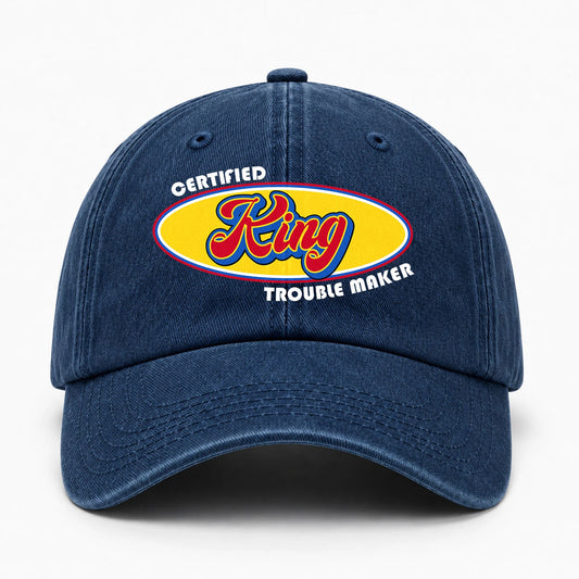 Certified Your Name Trouble Maker Washed Cap KING 13K1 C73PF