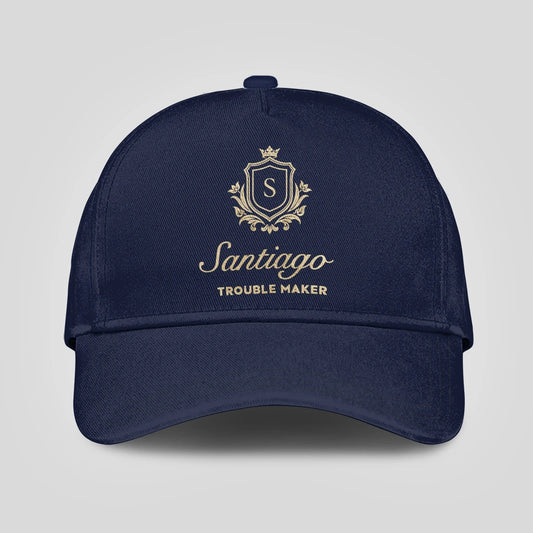 Trouble Maker Golden Logo Navy Cap SANTIAGO 13K1 C155PF
