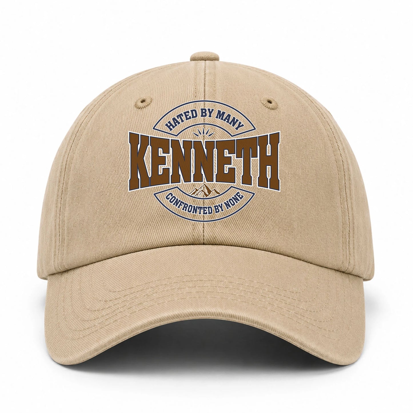 Hated By Many Confronted By None Washed Cap KENNETH 13K1 C36PF