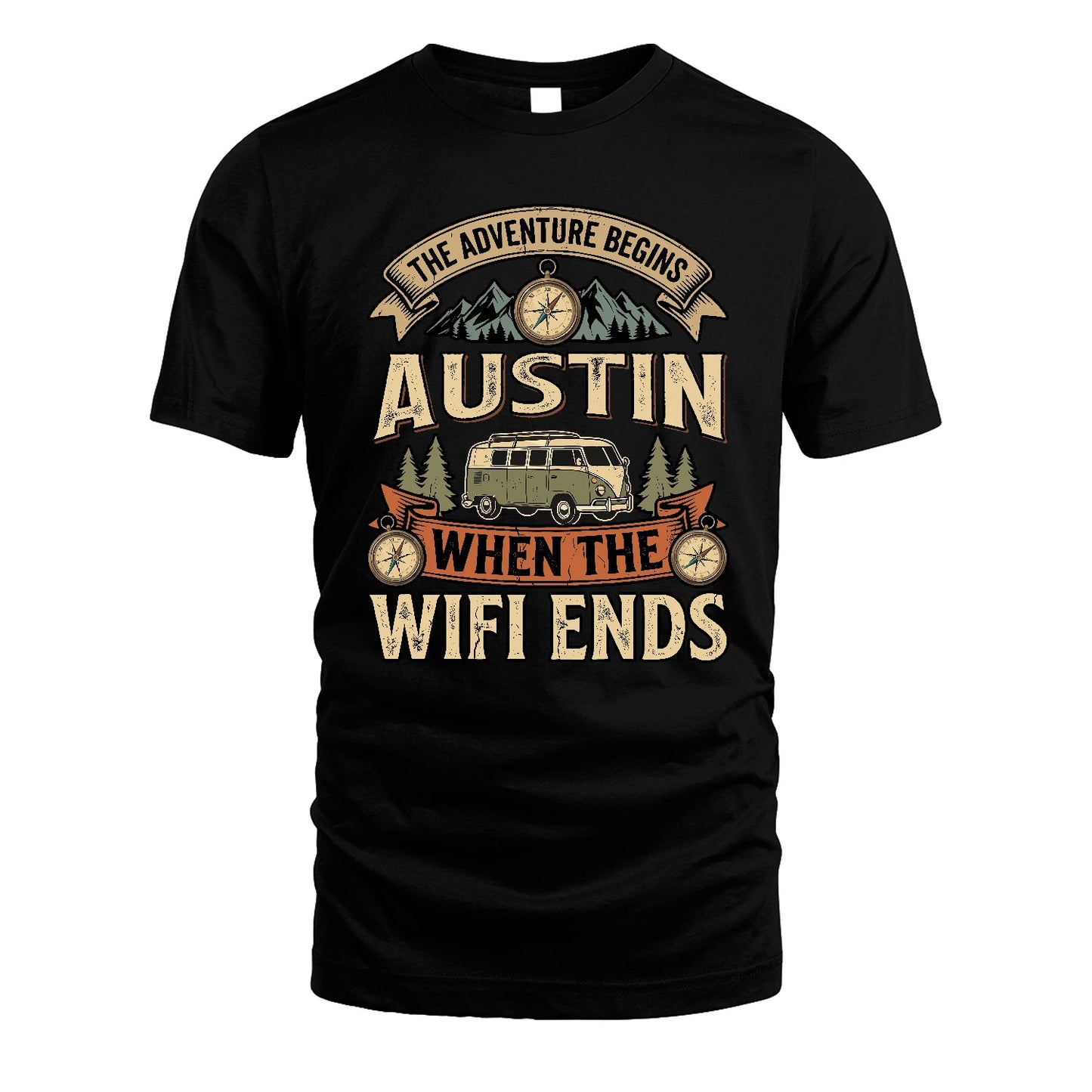 AUSTIN 13K1-547 The Adventure Begins Name When The Wifi Ends