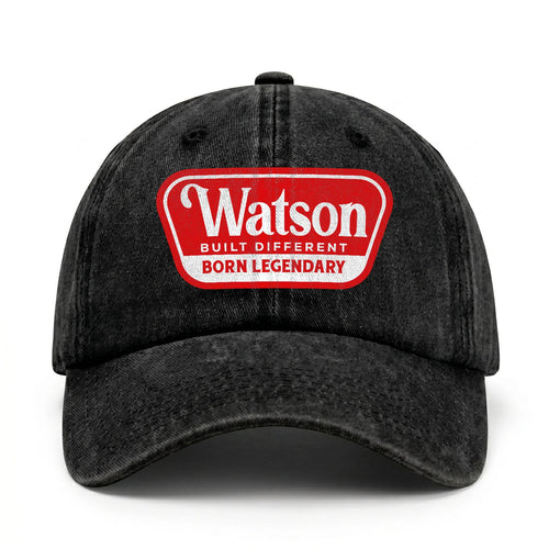 Built Different Born Legendary Red Logo Washed Cap WATSON 13K1 C63PF