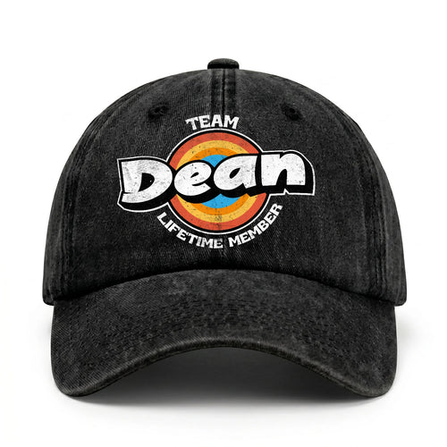 Team Your Name Lifetime Member Logo Cap DEAN 13K1 C66PF