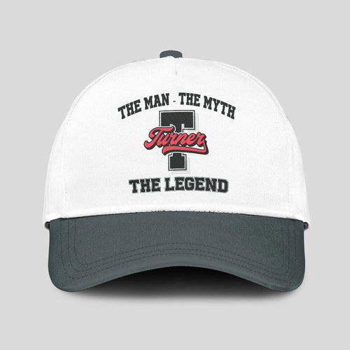 The Man The Myth The Legend Custom Initial Letter And Name Cap TURNER 13K1 C38PF