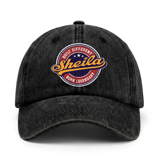 Built Different Born Legendary Logo Washed Cap SHEILA 13K1 C65PF