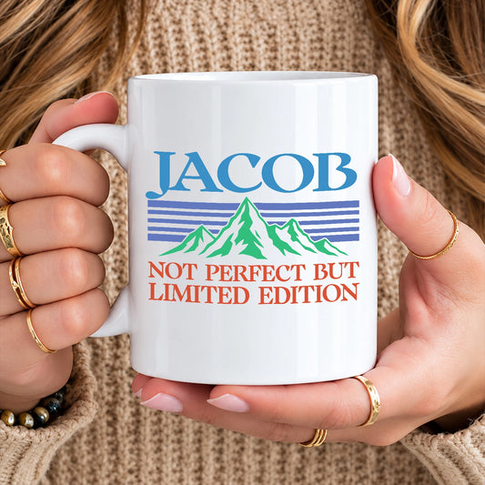 Not Perfect But Limited Eidition Retro Mountain Mug JACOB 13K1 MG29