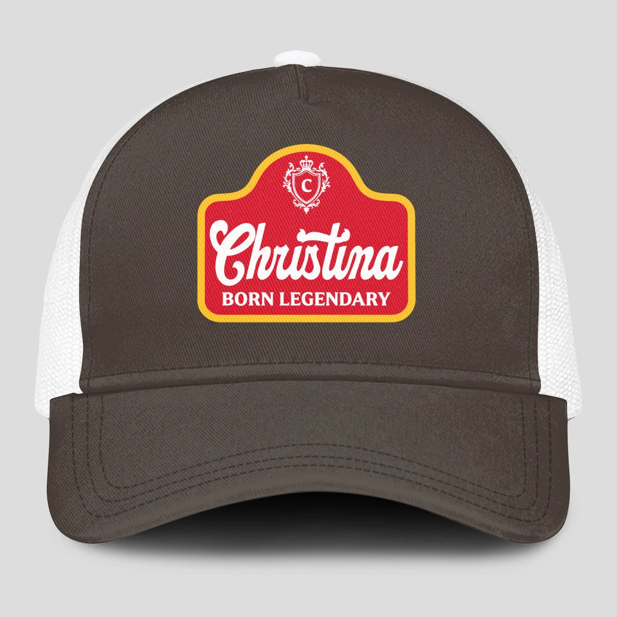 Born Legendary Charcoal Mesh Cap CHRISTINA 13K1 C196PF