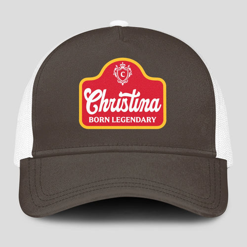 Born Legendary Charcoal Mesh Cap CHRISTINA 13K1 C196PF