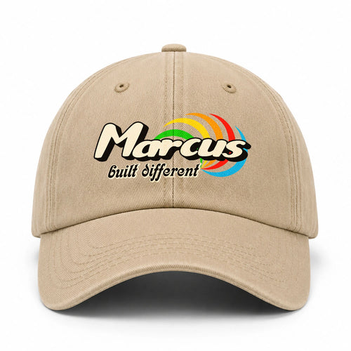 Your Name Built Different Retro Washed Cap MARCUS 13K1 C55PF