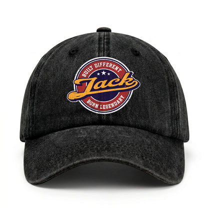 Built Different Born Legendary Logo Washed Cap JACK 13K1 C65PF