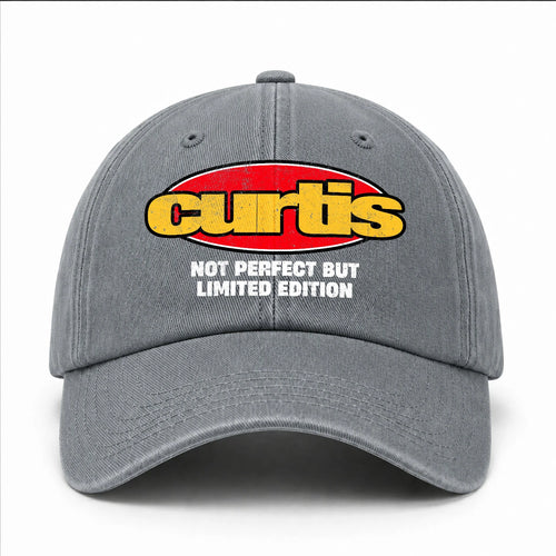 Your Name Not Perfect But Limited Edition Red Logo Washed Cap CURTIS 13K1 C84PF