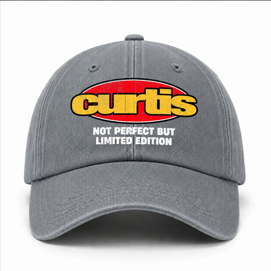 Your Name Not Perfect But Limited Edition Red Logo Washed Cap CURTIS 13K1 C84PF
