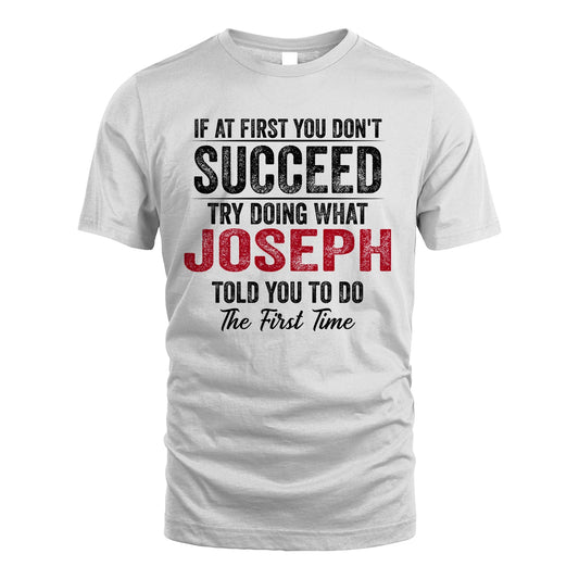 JOSEPH 13K1-357 If At First You Don't Succeed...