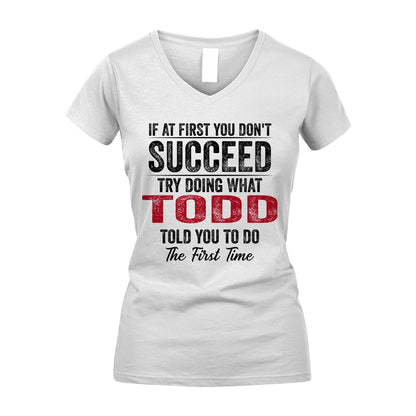 TODD 13K1-357 If At First You Don't Succeed...