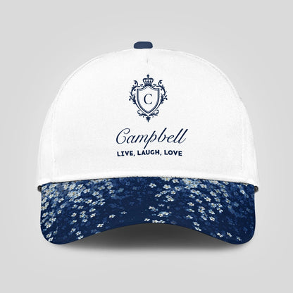 Live Laugh Love Floral Luxury Cap CAMPBELL 13K1 C110PF