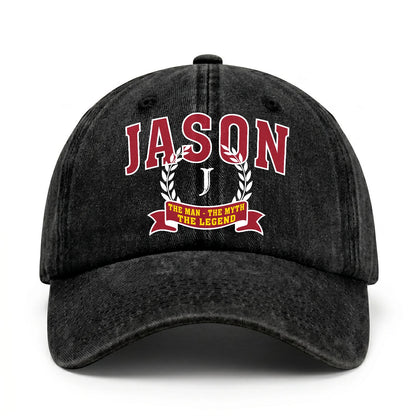 The Man The Myth The Legend Royal Cap JASON 13K1 C32PF
